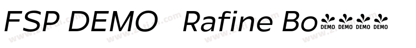 FSP DEMO   Rafine Bo字体转换